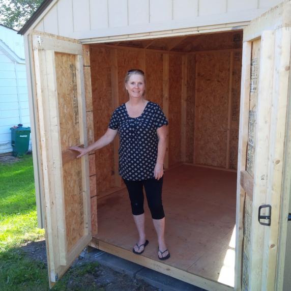 10x10 wooden storage shed belleville ontario