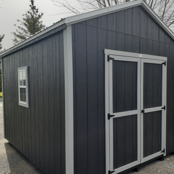 10X12 Garden SHED BETTER WAY SHEDS HIGHWALLS METAL ROOF