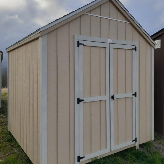 Wooden storage shed